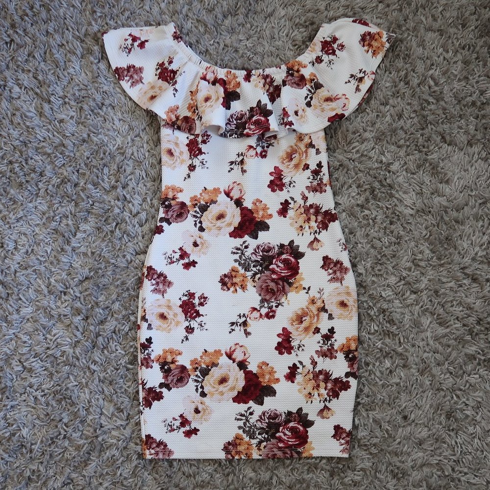 Iris Floral Dress  Small
